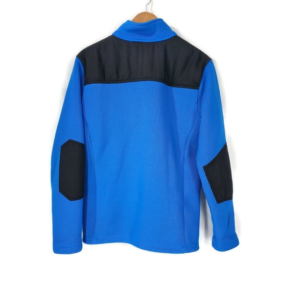 Spyder Men’s Heavy Weight Knit Core Sweater  Full Zip Pockets Fleece Jacket - Picture 2 of 10